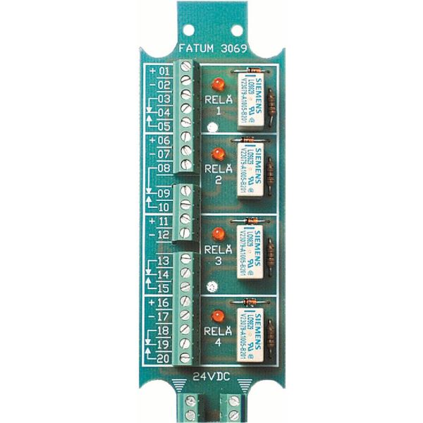 Alarmtech 3069.03 Relekortti 4 releellä, 24 V DC Ruuvi