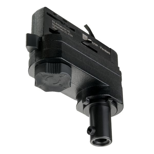 SG Armaturen 7402491 Adapteri riippuvalaisimelle Musta