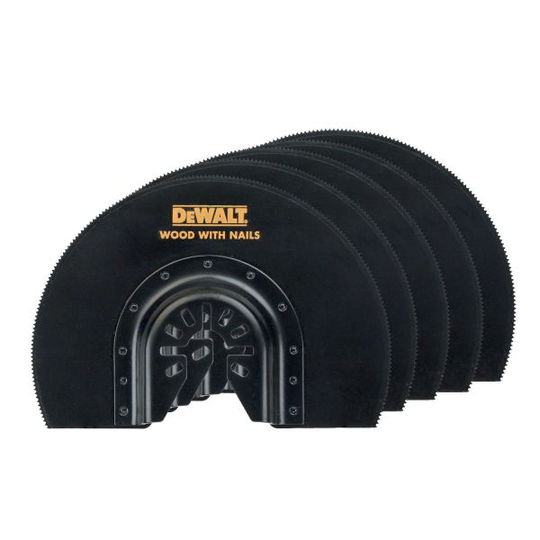 Dewalt DT20729-QZ Segmenttisahanterä monitoimityökaluun, 5 kpl