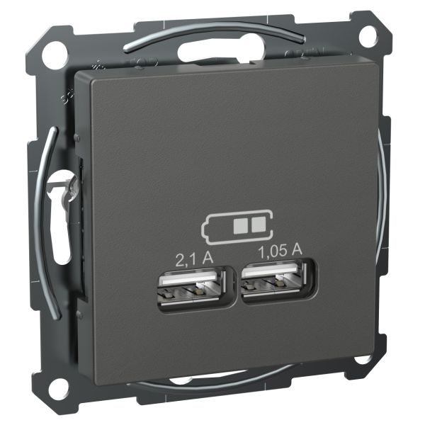 Schneider Electric Exxact WDE002927 Latausasema 2,1 A, tyyppi A Antrasiitti