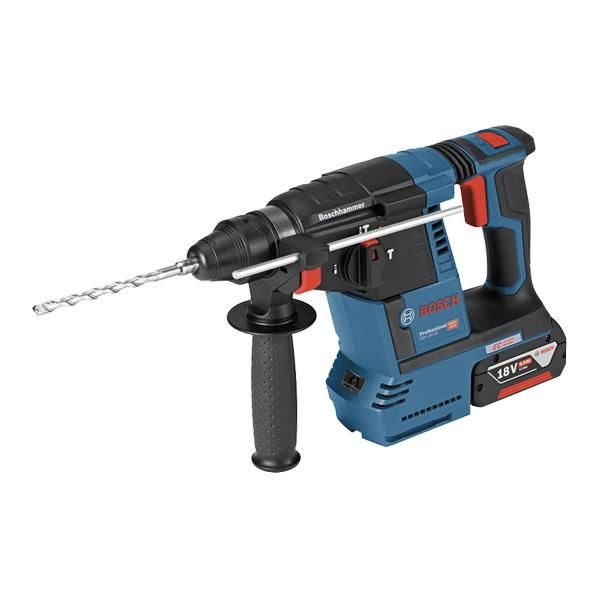 Bosch GBH 18V-26 Poravasara sis. 6,0 Ah:n akut ja laturin
