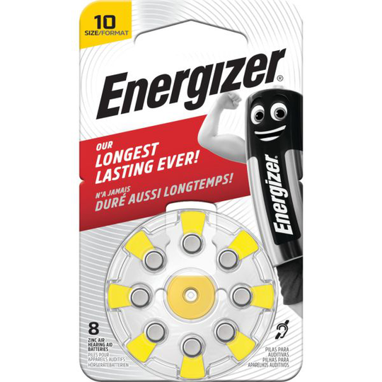 Energizer Hearing Aid Kuulolaitteen paristo 10, 1,4 V 10