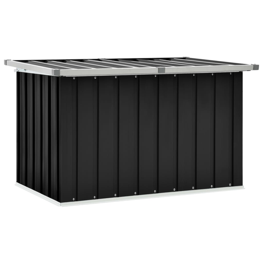 vidaXL Puutarhan varastoarkku antrasiitti 109x67x65 cm