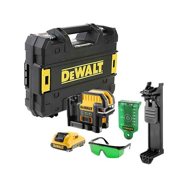 Dewalt DCE0822D1G 2-Pisteen laser lisävarusteilla, vihreä säde