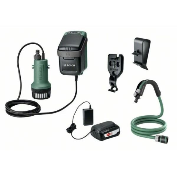 Bosch DIY GardenPump 18 Puutarhapumppu 2,5 Ah akulla ja laturilla