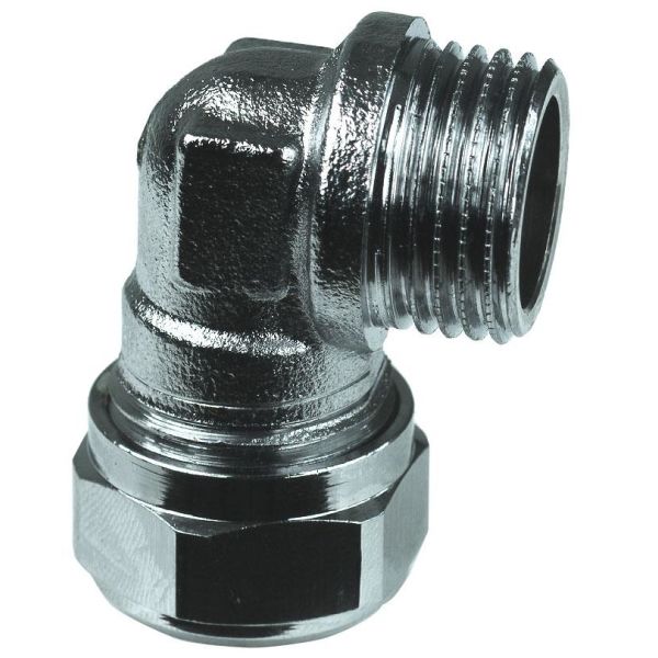 Gelia 3006141022 Kiristysrengasliitin ulkokierre, kulma 12xG15, kromattu