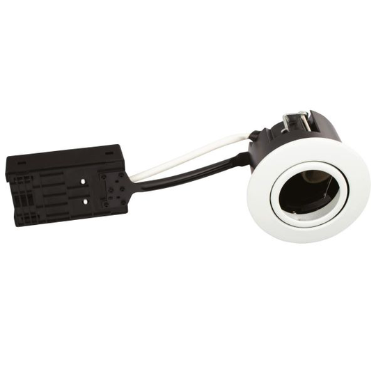 Scan Products Luna QI Downlight-valaisin ilman valonlähdettä, maks. 6 W LED, ulkotilat Valkoinen