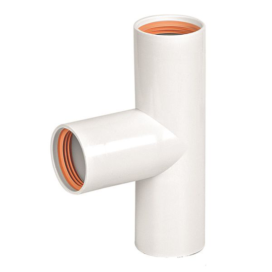 Faluplast 2316119 T-putki 3 muhvia, kumitiivisteellä 32 mm