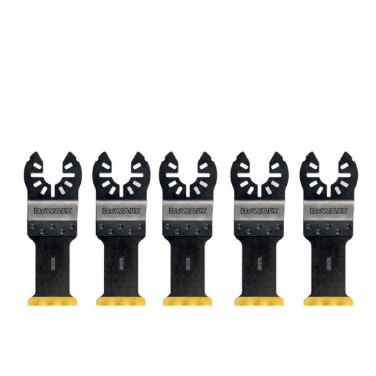 Dewalt DT20727-QZ Sahanterä 18 TPI, monitoimityökaluun, 5 kpl