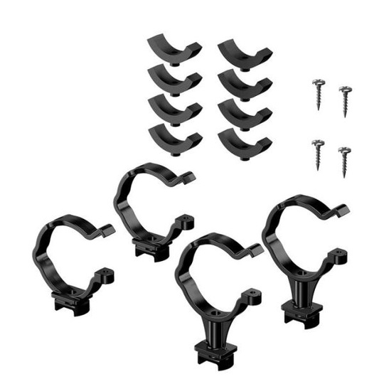 Uponor Aqua Plus 2054468 Jakotukin kannatin Musta