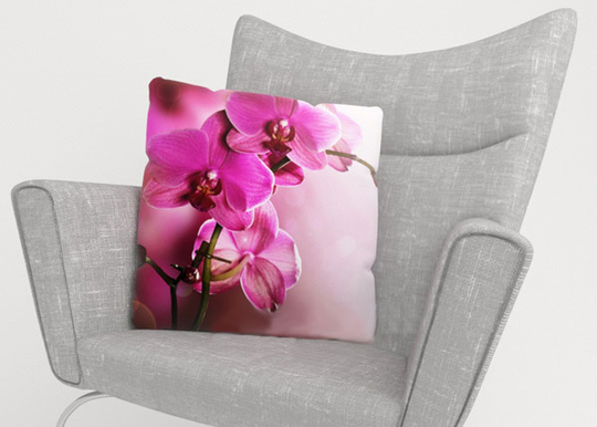 Koristetyynyliina PURPLE ORCHID 45x45 cm