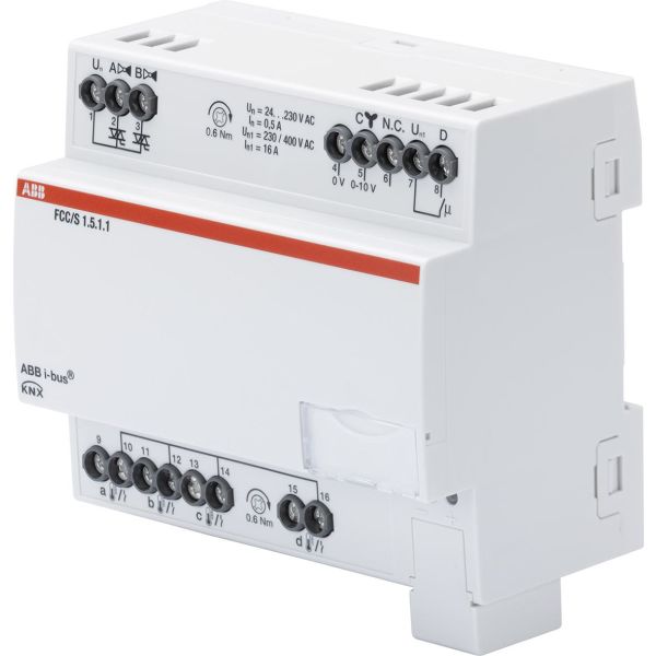 ABB 2CDG110234R0011 Puhallinkonvektorisäädin 0–10 V, 2 venttiiliä moottorin lähtöön PWM Manuaalinen kytkin: Ei