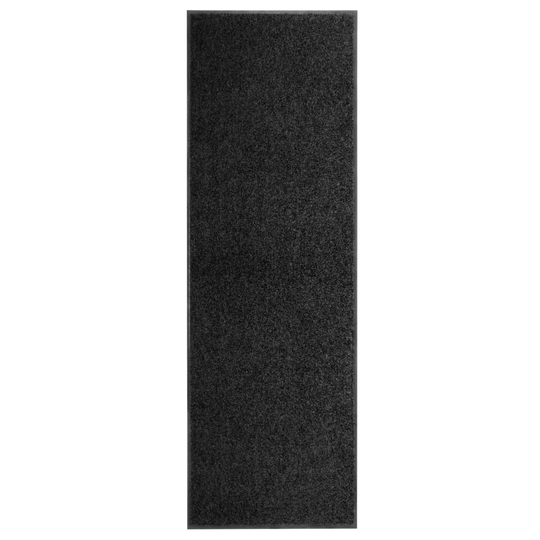 vidaXL Ovimatto pestävä musta 60x180 cm
