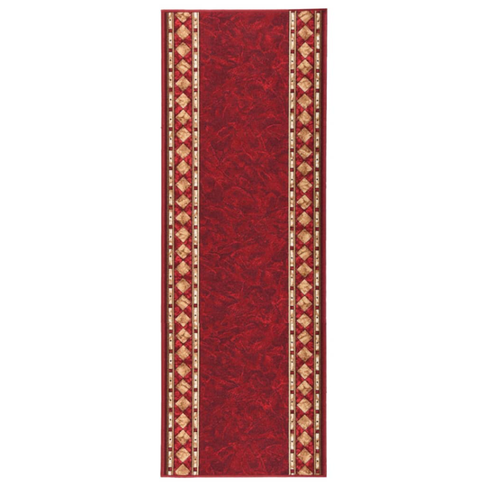 vidaXL Käytävämatto punainen 67x200 cm liukumaton