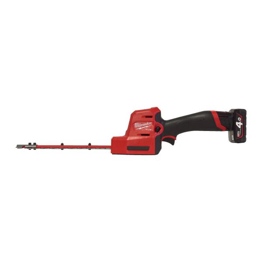 Milwaukee M12 FHT20-402 Pensasleikkuri sisältää 4,0 Ah-akun ja laturin