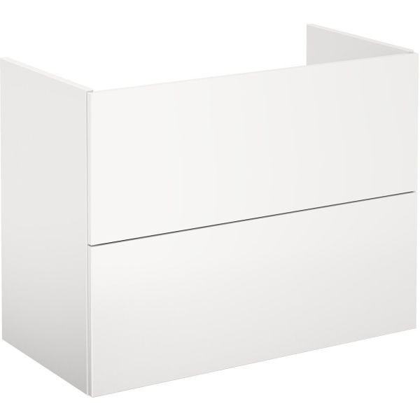 Gustavsberg Graphic Base Pesuallaskaappi valkoinen, laatikoilla 80 cm