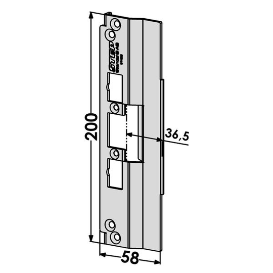 STEP ST4028 Tolppa Schüco-profiilijärjestelmälle 36,5 mm