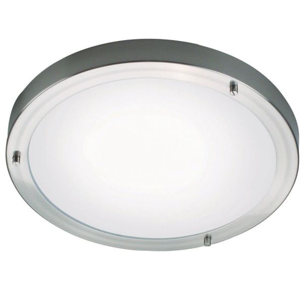 Nordlux ANCONA 25316132 Plafondi IP44, E27, 230 V Harjattu teräs