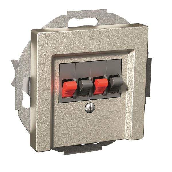 Schneider Electric WDE004915 Kaiutinpistorasia 76 x 62 x 76 mm Metallic