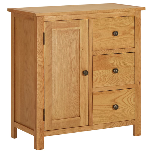 vidaXL Kaappi 70x35x75 cm täysi tammi
