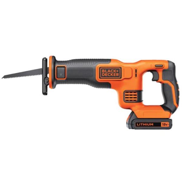 Black & Decker BDCR18-QW Akkupuukkosaha sis. akun ja laturin