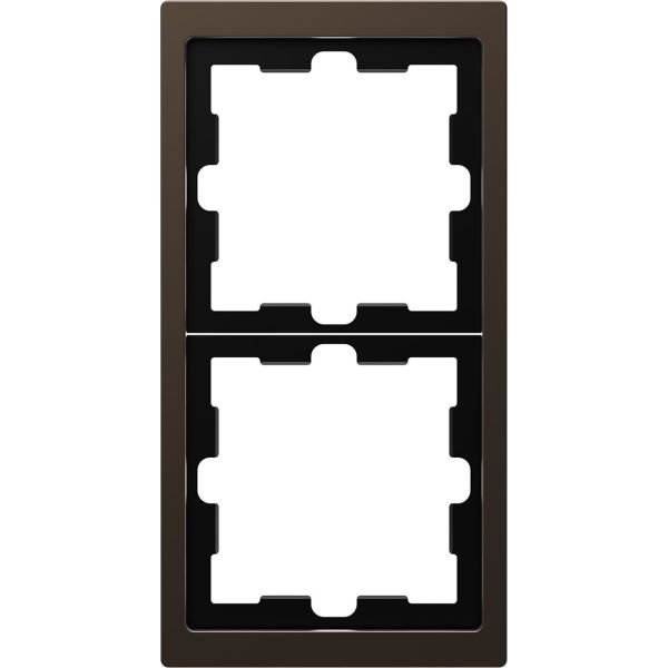 Schneider Electric MTN4020-6552 Yhdistelmäkehys 2 lokero, metalli Mocca