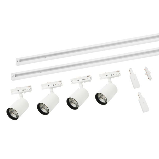 Vinga Ljus Duoline Mini Rulle Kohdevalosetti 4 x 8 W, 2-piiri