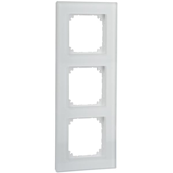 Schneider Electric Exxact Solid Kehys lasi, valkoinen 3-lokeroinen