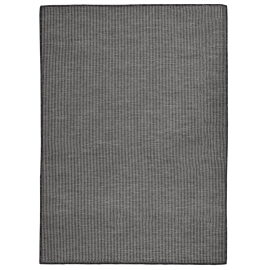 vidaXL Ulkomatto Flatweave 200x280 cm harmaa