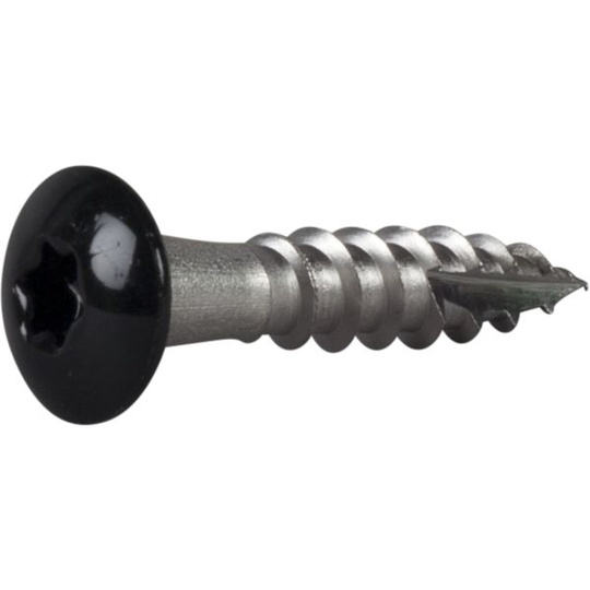 ESSVE 490203 Kourukoukkuruuvi 4,8 mm Ø, musta, TX20 25 mm, 20 kpl