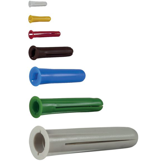 ESSVE 50106 Muovitulppa 5,5 x 35 mm, Punainen, 20 000 kpl/pakkaus