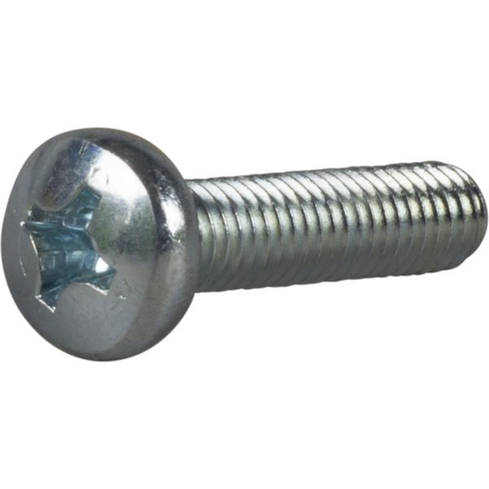 ESSVE 61069706 Koneruuvi M6, kupukantainen, kiiltosinkitty M6 x 16 mm, 100 kpl/pakkaus