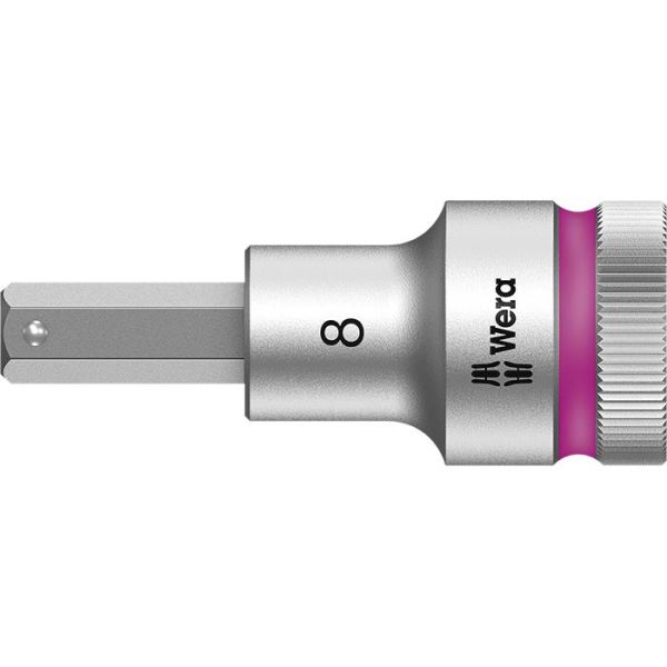 Wera 8740 C HF Kuusiokolohylsy 1/2" 8 mm, pituus 60 mm