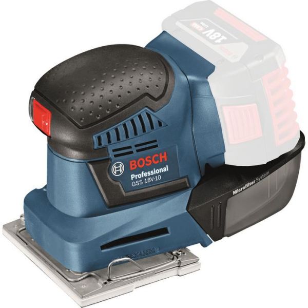 Bosch GSS 18V-10 Epäkeskohiomakone ilman akkuja ja laturia