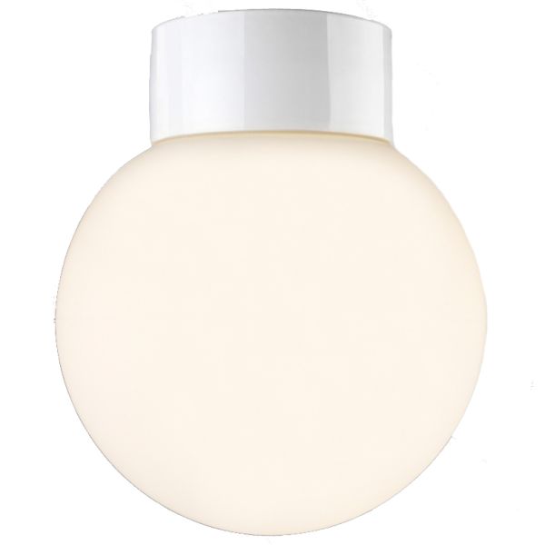 Ifö Electric Classic Glob 200 Kattovalaisin IP54, suora, E27, opaali Musta