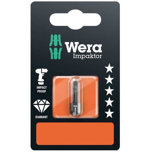 Wera Impaktor 073931 Ruuvikärki Nelikanta