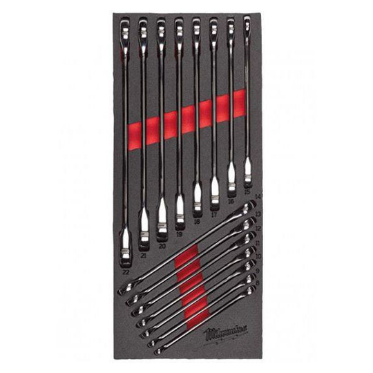 Milwaukee 4932479828 Räikkäavainsarja 15-osainen