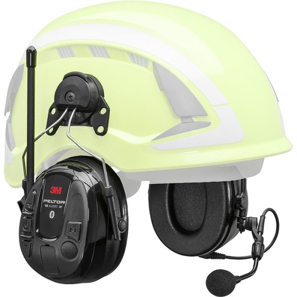3M Peltor WS Alert XP Kuulonsuojain Bluetooth ja kypäräkiinnitys