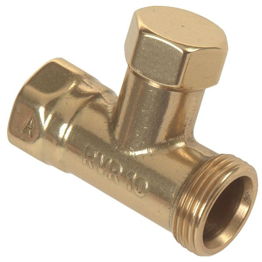 MMA RVR 10P Paluuventtiili kiillotettu messinki M22 x 1.5