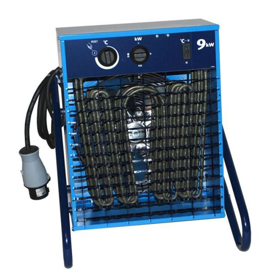 El-Björn VF 9-500V Lämpöpuhallin 9kW, 500V