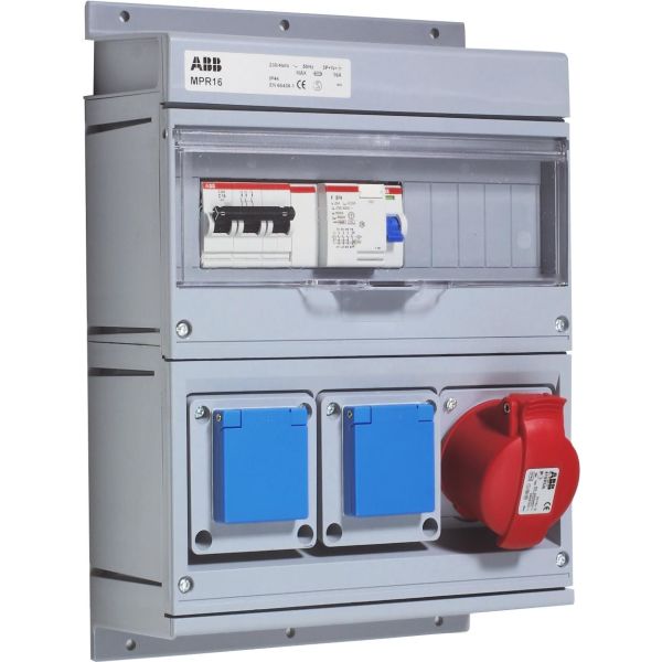 ABB 2CMA168997R1000 Pistorasiakeskus 2x10/16 A suko