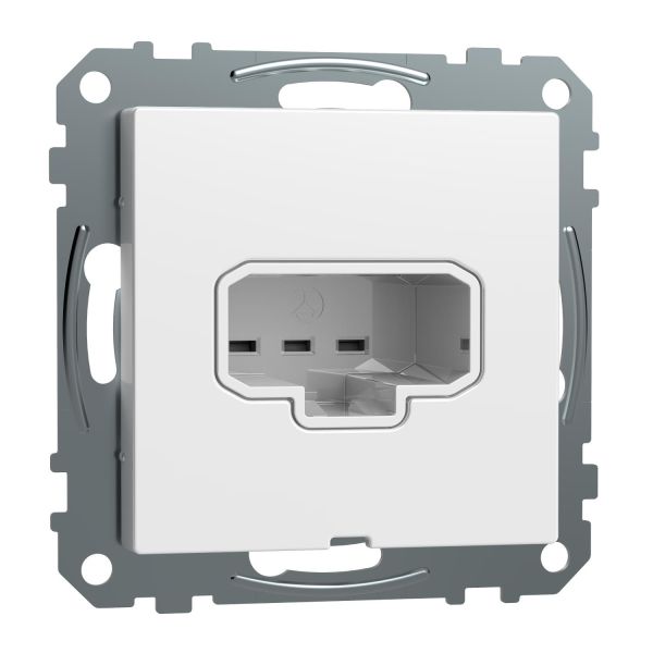 Schneider Electric Exxact WDE005010 Valaisimen liitin DCL, seinäasennukseen, upotettu valkoinen