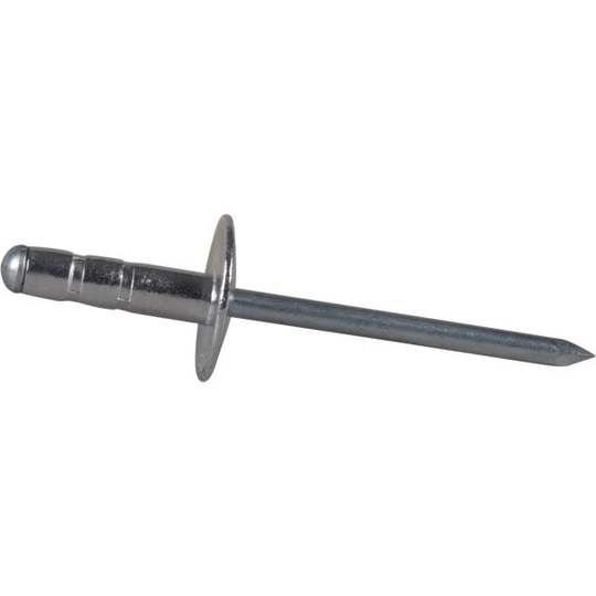 ESSVE 66625 Yleisniitti 4,8 mm Ø, ALUMIINI/TERÄS, iso kupukanta 10,3 mm, 400 kpl