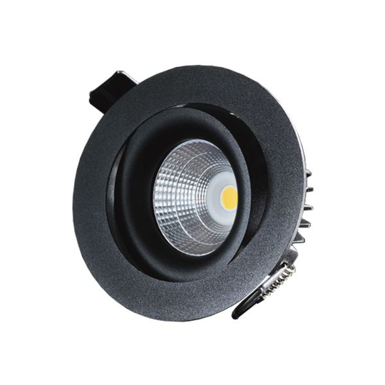 Designlight P-1602527B Downlight-valaisin 7W, musta