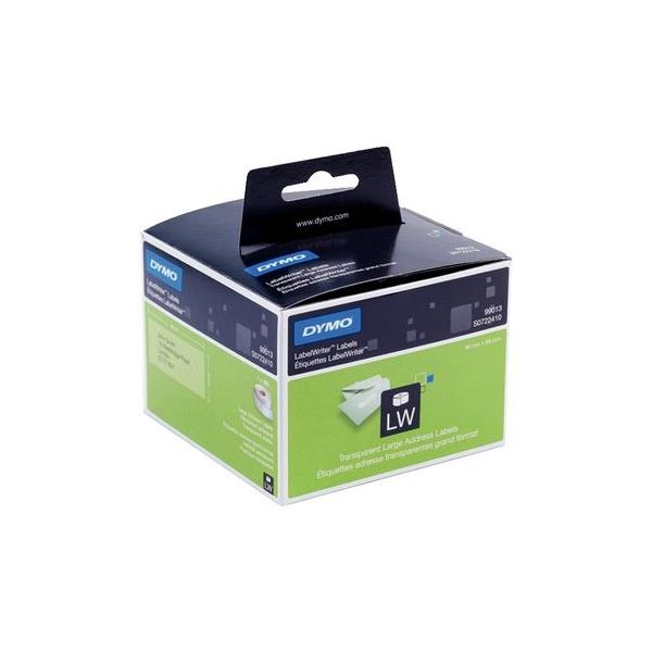 DYMO LW Osoitetarra 36x89mm Väritön