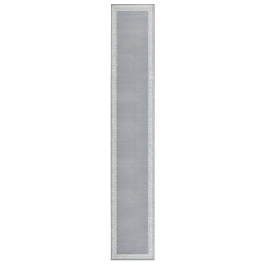 vidaXL Käytävämatto BCF harmaa kuviolla 80x500 cm