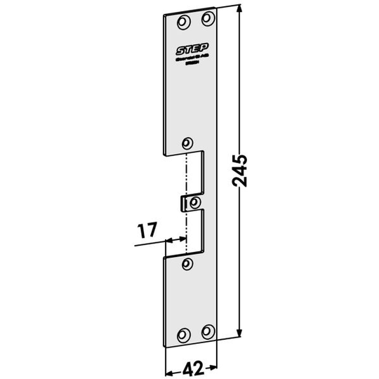 STEP ST9503H Tolppa malliin STEP 92 Preload, STEP 92 Release 42 mm, oikea