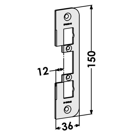 STEP ST4010-12 Tolppa malliin STEP 40/90/48/98 Preload 12 mm, vastaa 1487-3