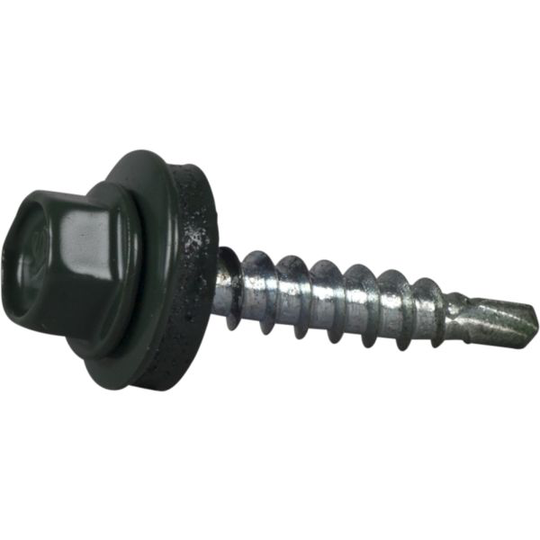 ESSVE 64903 Kateruuvi 4,8 x 28 mm, porakärki, 250 kpl Vihreä (RR11)