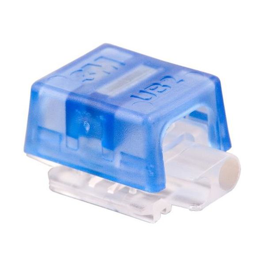 3M UB-2A Haaroitusliitin 0,4-0,9 mm², 2 johdinta, 100 kpl